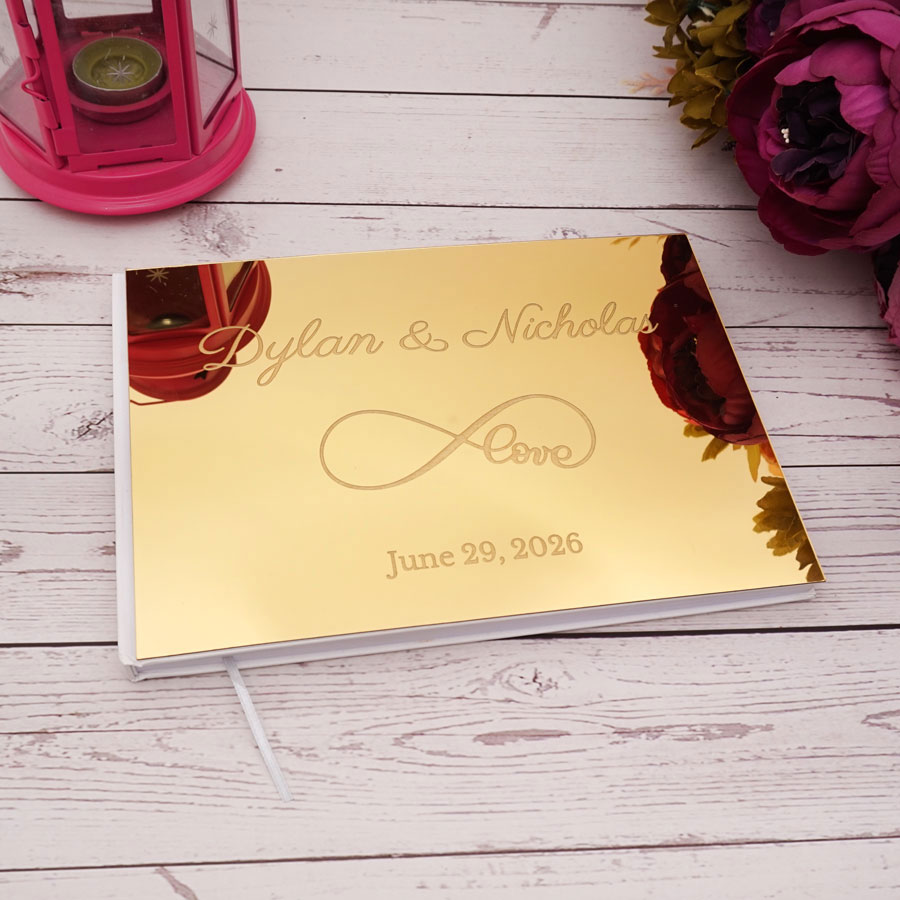 Custom Photo Book - Livre d'or de mariage personnalisé avec